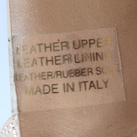 AGL Women's Nude Ankle Strap Heels with Cylindrical Heel Size (8.5) - Picture 11 of 15